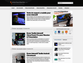 interfacetactile.com screenshot