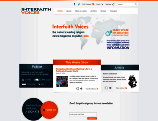 interfaithradio.org screenshot