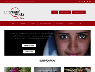 interfaithworkscny.org screenshot