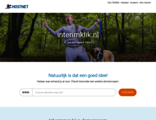 interimklik.nl screenshot