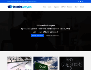 interimlawyers.co.uk screenshot