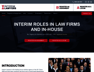 interimlawyers.co.uk screenshot