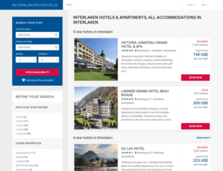 interlakenhotelsweb.com screenshot