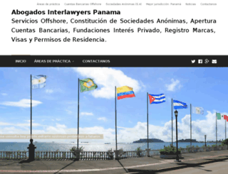 interlawyerspanama.com screenshot