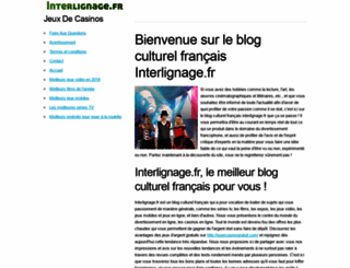 interlignage.fr screenshot