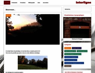 interligne.org screenshot