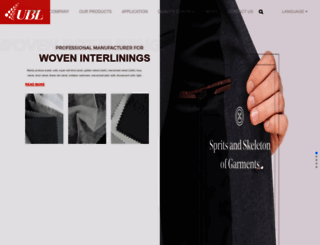 interlining-factory.com screenshot