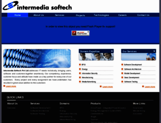 intermediasoftech.com screenshot
