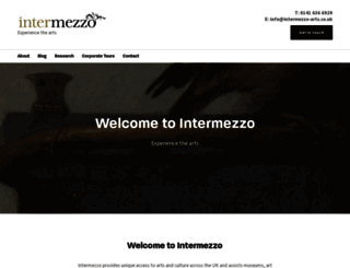 intermezzo-arts.com screenshot