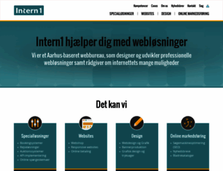intern1.dk screenshot