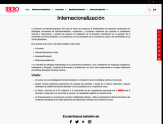 internacional.ibero.mx screenshot