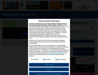 internate-portal.de screenshot
