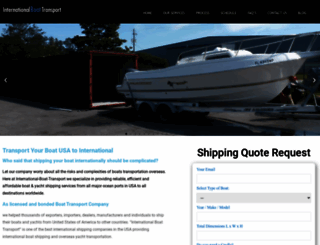 international-boat-transport.com screenshot
