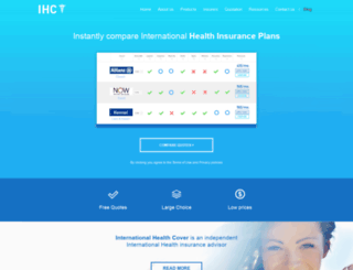 international-health-cover.com screenshot