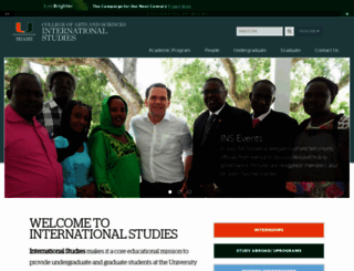 international-studies.as.miami.edu screenshot