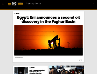 international.agi.it screenshot