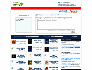 international.ask4healthcare.com screenshot