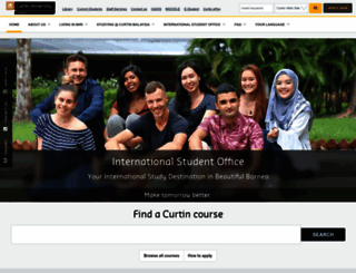 international.curtin.edu.my screenshot