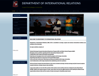 international.gtu.ac.in screenshot