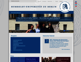 international.hu-berlin.de screenshot