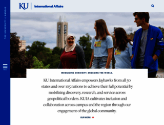 international.ku.edu screenshot