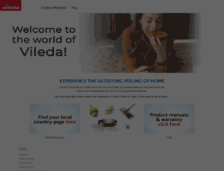 international.vileda.com screenshot