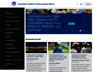 internationalaffairs.org.au screenshot