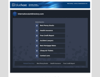 internationalartdirectory.com screenshot