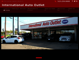 internationalautooutlet.com screenshot
