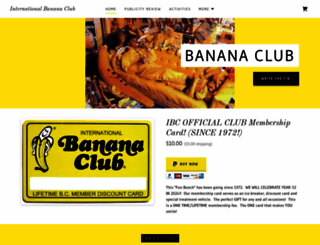 internationalbananaclub.com screenshot