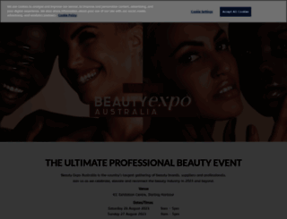 internationalbeautyexpo.com.au screenshot