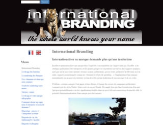internationalbranding.org screenshot