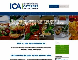 internationalcaterers.org screenshot