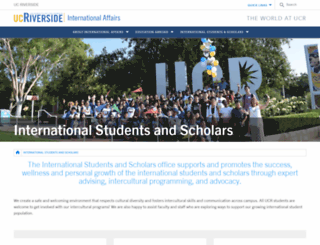 internationalcenter.ucr.edu screenshot