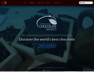 internationalchocolateawards.com screenshot