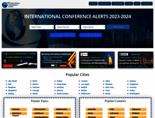 internationalconferencealerts.com screenshot
