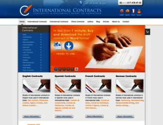 internationalcontracts.net screenshot