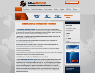 internationaldistributioncontract.com screenshot