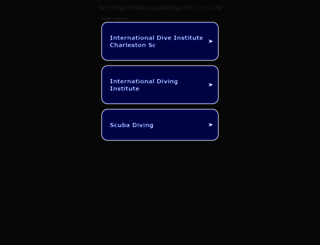 internationaldivinginstitute.com screenshot