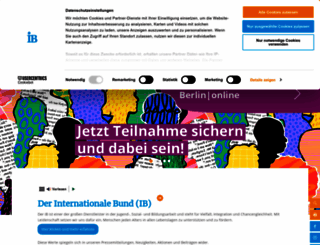 internationaler-bund.de screenshot