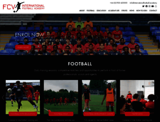 internationalfootball.academy screenshot