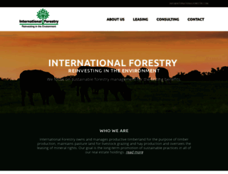 internationalforestry.com screenshot