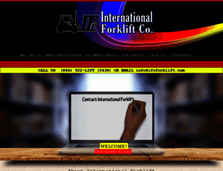 internationalforklift.com screenshot