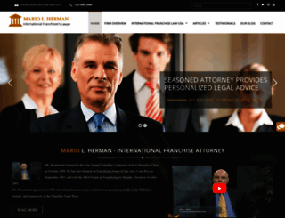 internationalfranchiselaw.com screenshot