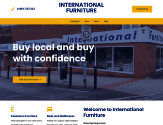 internationalfurniture.co.uk screenshot