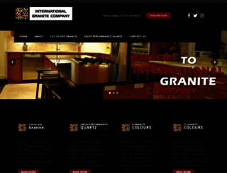 internationalgranitecompany.com screenshot