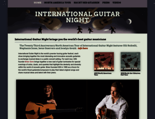 internationalguitarnight.com screenshot