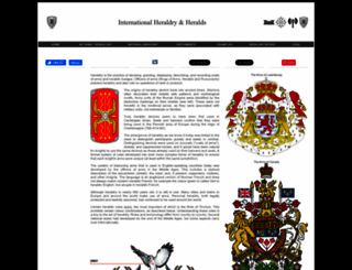 internationalheraldry.com screenshot