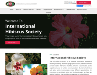 internationalhibiscussociety.org screenshot