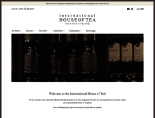 internationalhouseoftea.com screenshot